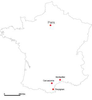 Vue globale de la France